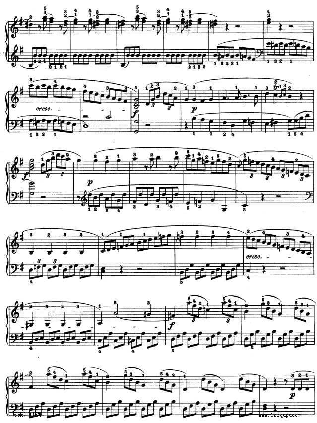 第二十钢琴奏鸣曲-Op.49 No.2-贝多芬4