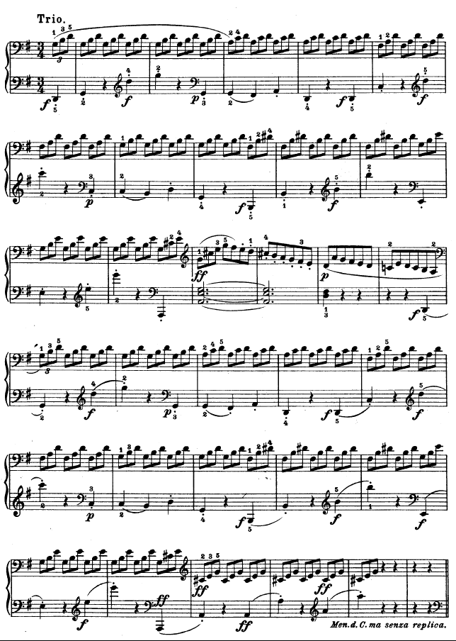 D大调第七钢琴奏鸣曲 - Op. 10 No--316