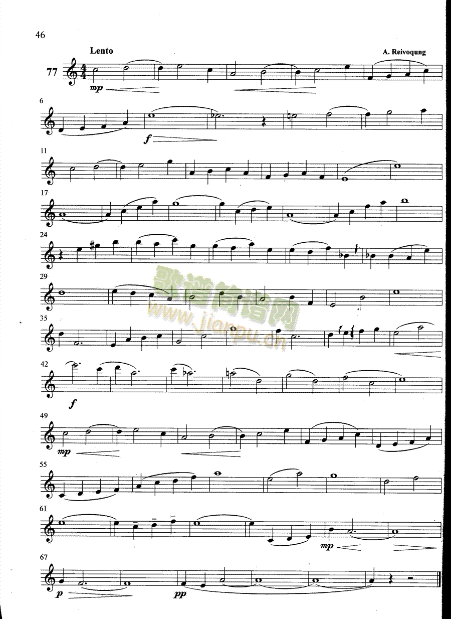 萨克斯管练习曲第100―046页1