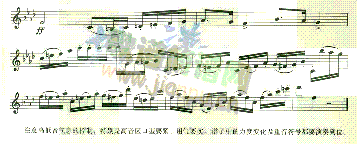 F小调44拍综合练习2