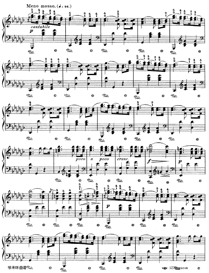降G大调圆舞曲作品70 NO.1-肖邦2