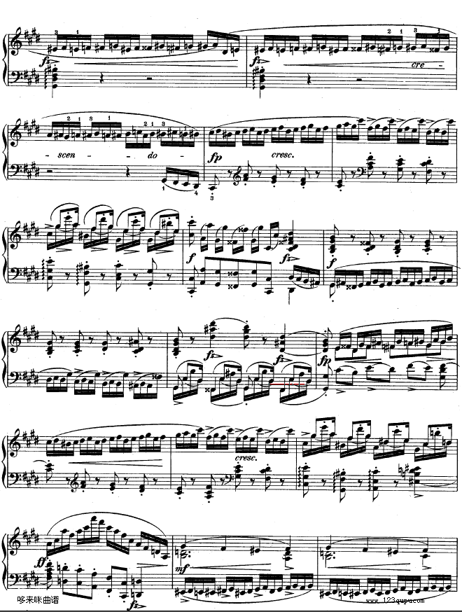练习曲OP.10 - No4-肖邦4