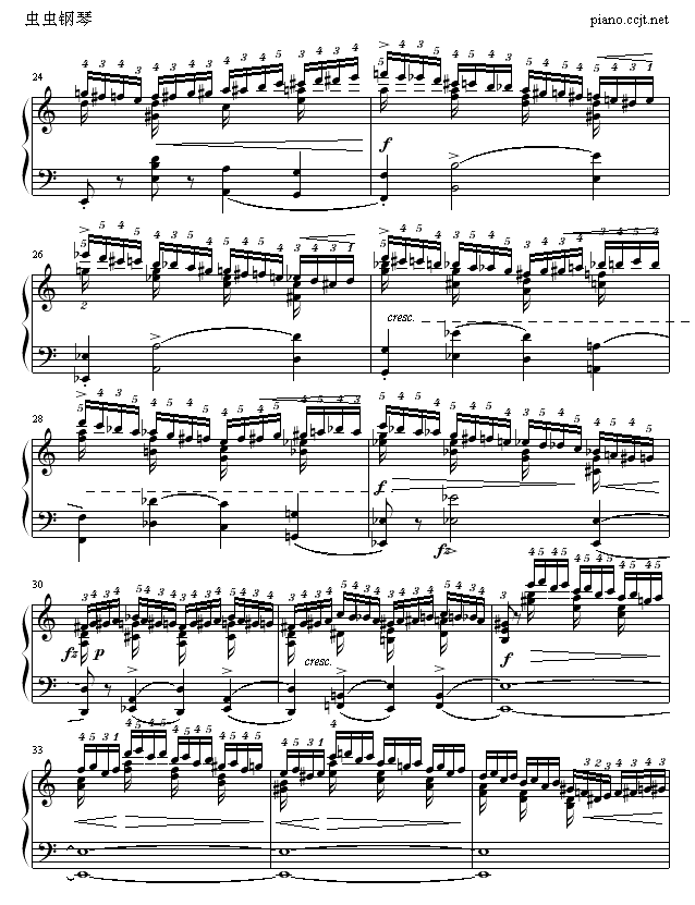 练习曲OP10No23