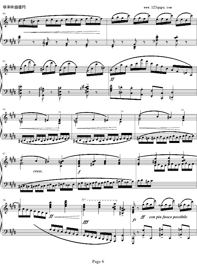 肖邦练习曲op10.4-肖邦6