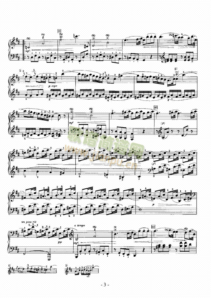 b小调奏鸣曲 键盘类 钢琴3