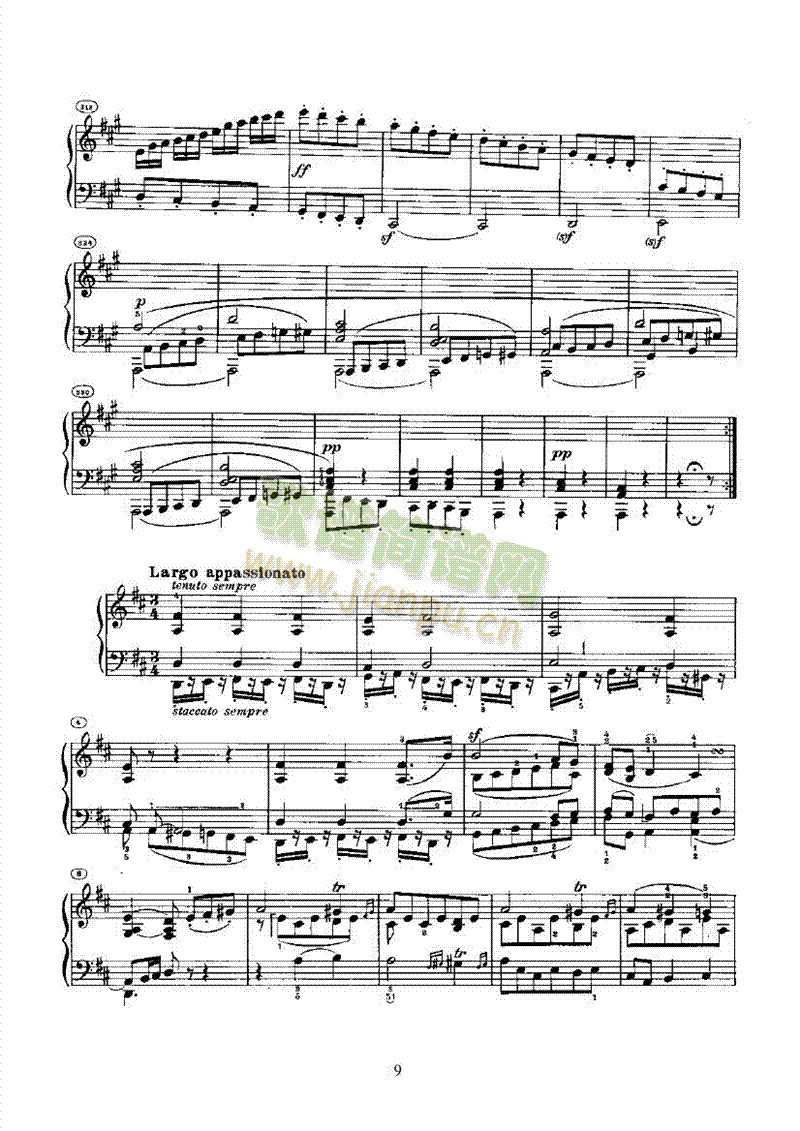 奏鸣曲(Opus2 Nr.2) 键盘类 钢琴9