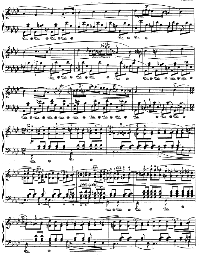 B大调夜曲作品32号 -OP32 NO.25