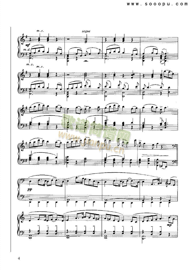 号管舞曲 键盘类 钢琴4