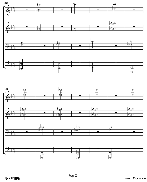 命运交响曲 -（钢琴4手联弹）-贝多芬20