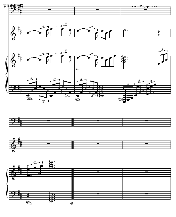 秋夜随想曲- (钢琴小提琴合奏)-Alexboy8