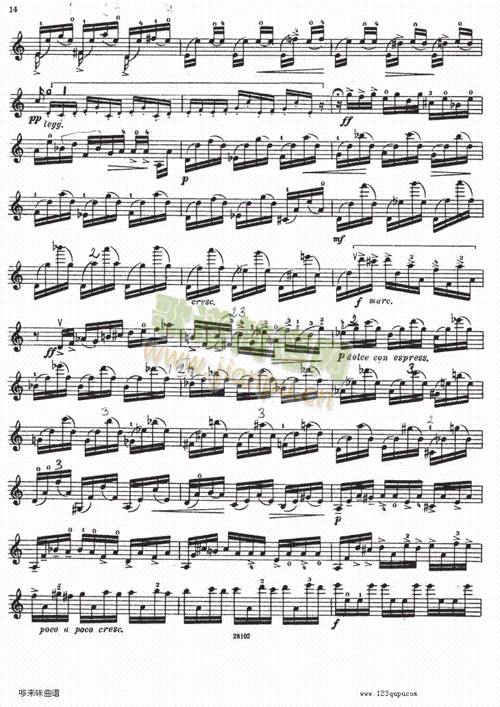 伊萨伊小提琴奏鸣曲（sonate No2）2