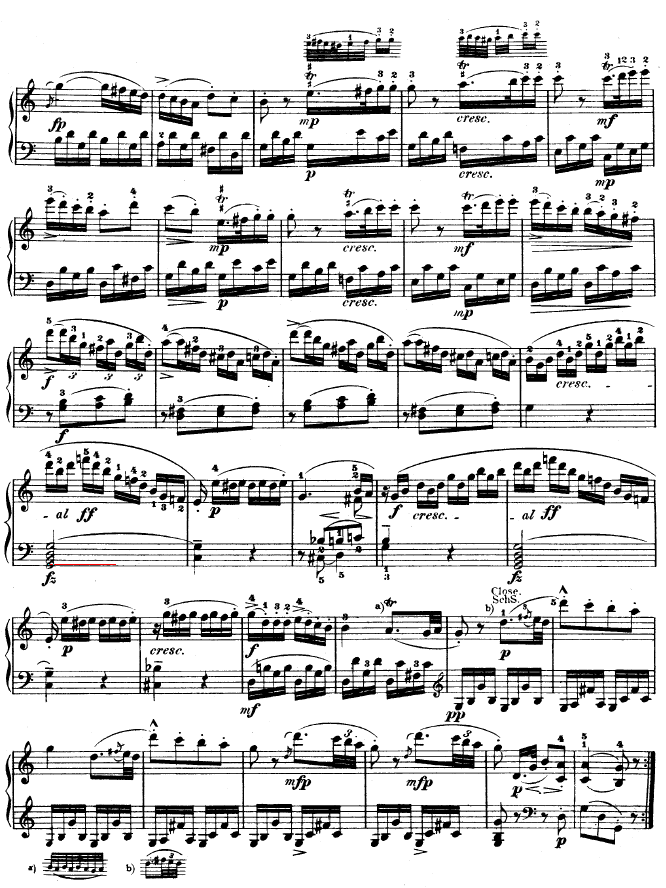 钢琴奏鸣曲 kv33010