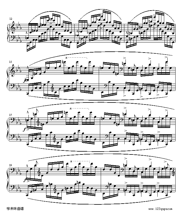 练习曲OP25No12-肖邦2