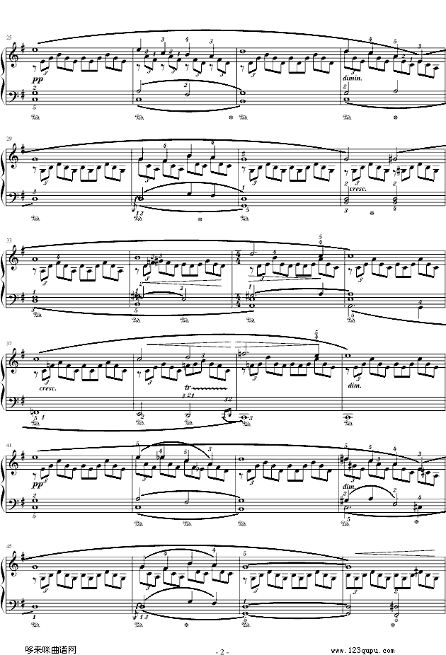 G大调即兴曲(Op.90,No.3))-舒伯特2