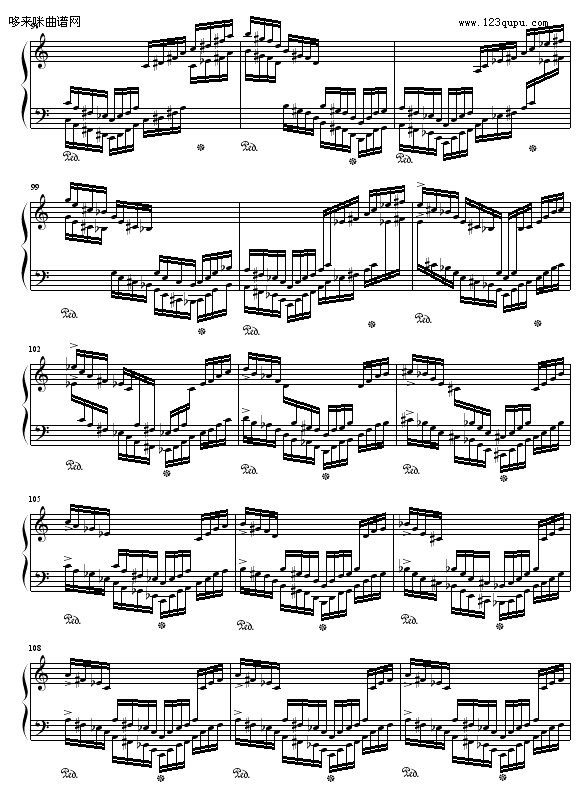 C大调练习曲No.2-96325874107