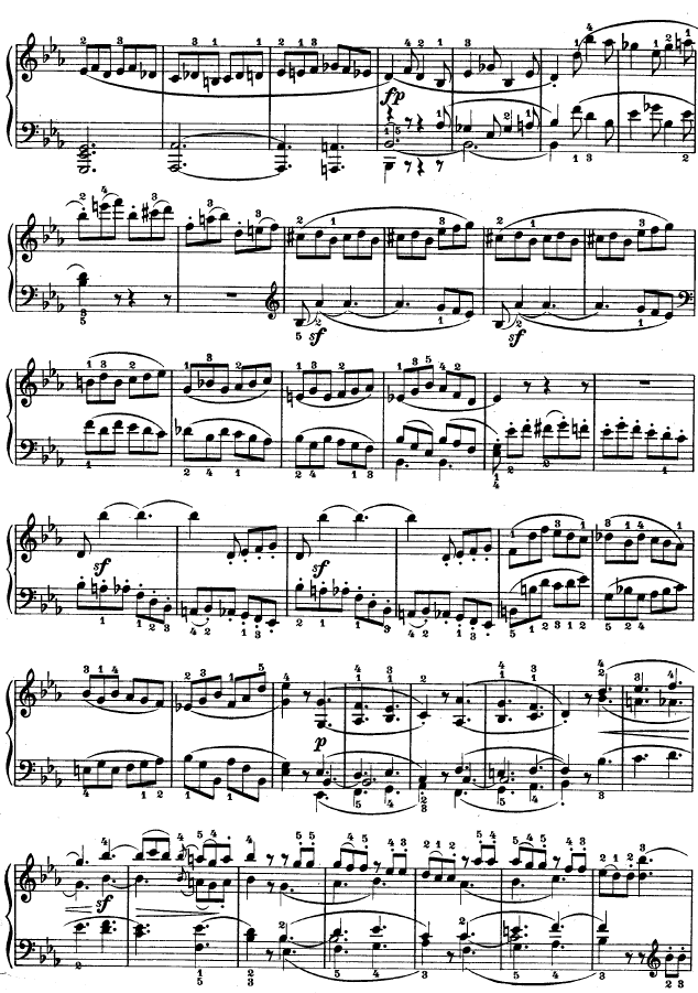 降E大调第四钢琴奏鸣曲-Op.77