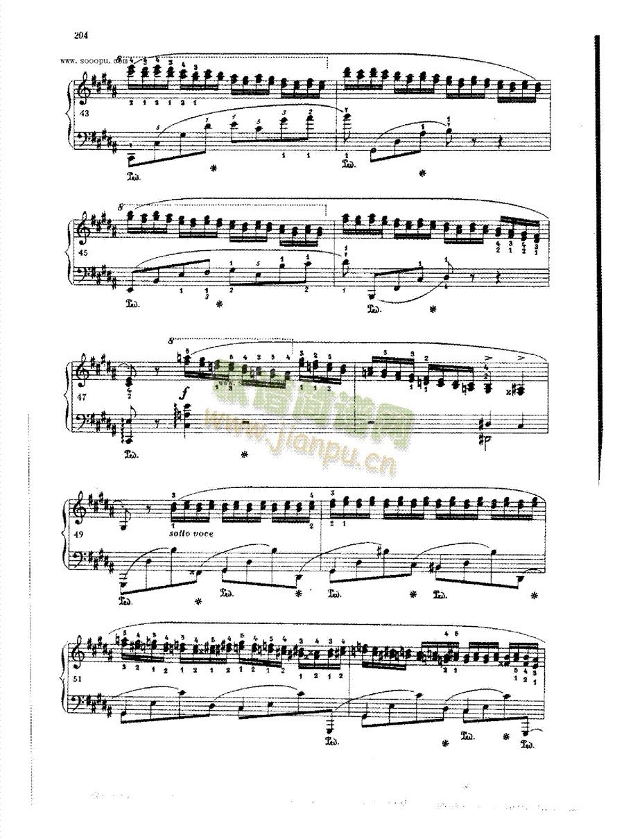 练习曲OP.25  Nr6 键盘类 钢琴5