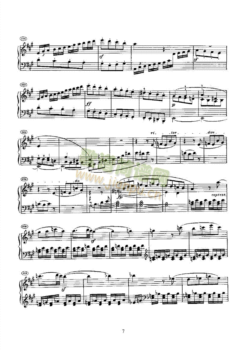 奏鸣曲(Opus2 Nr.2) 键盘类 钢琴7