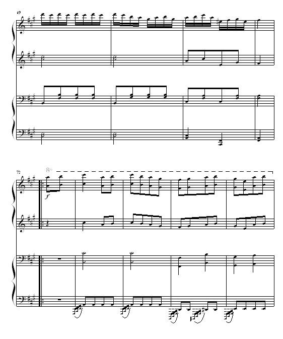 土耳其进行曲四手联弹11