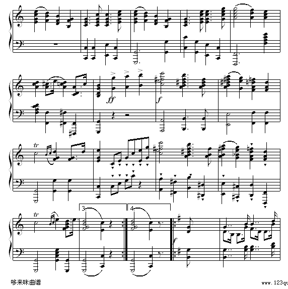 婚礼进行曲-门德尔松2