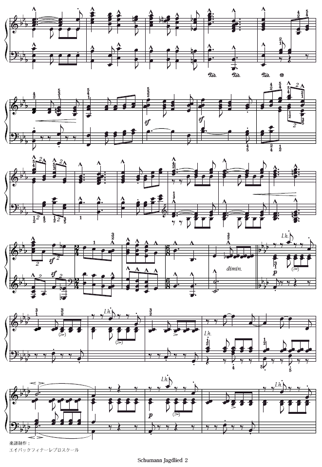 Waldscenen op.822