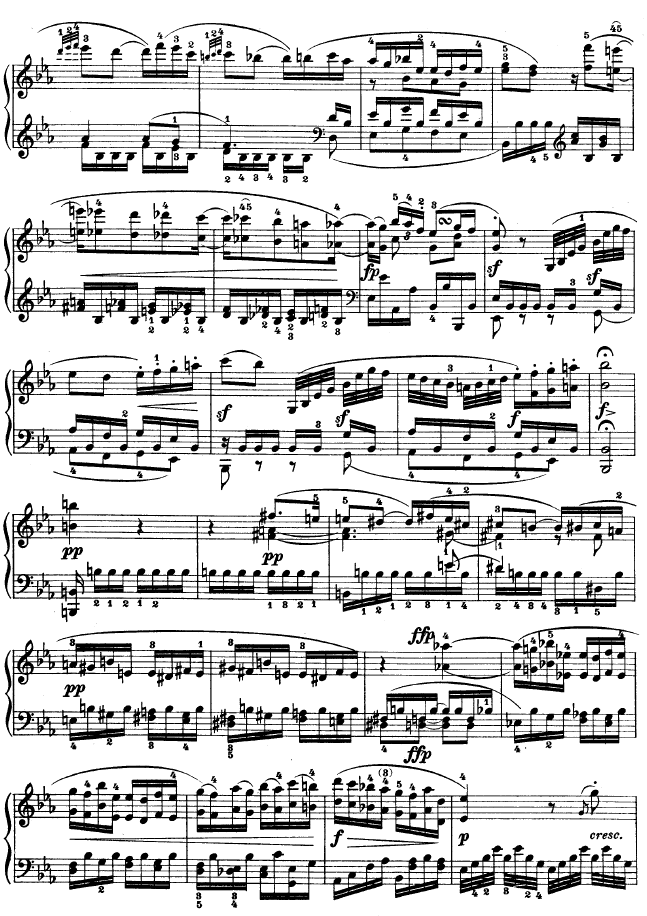 降E大调第四钢琴奏鸣曲-Op.724