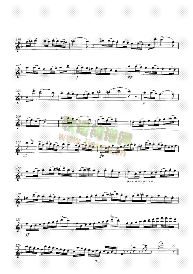波拉卡舞曲 管乐类 长笛7