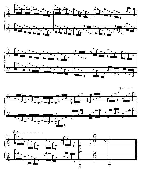 C大调练习曲No.218