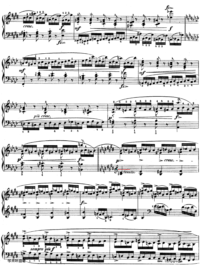 练习曲OP.10 - No4-肖邦2