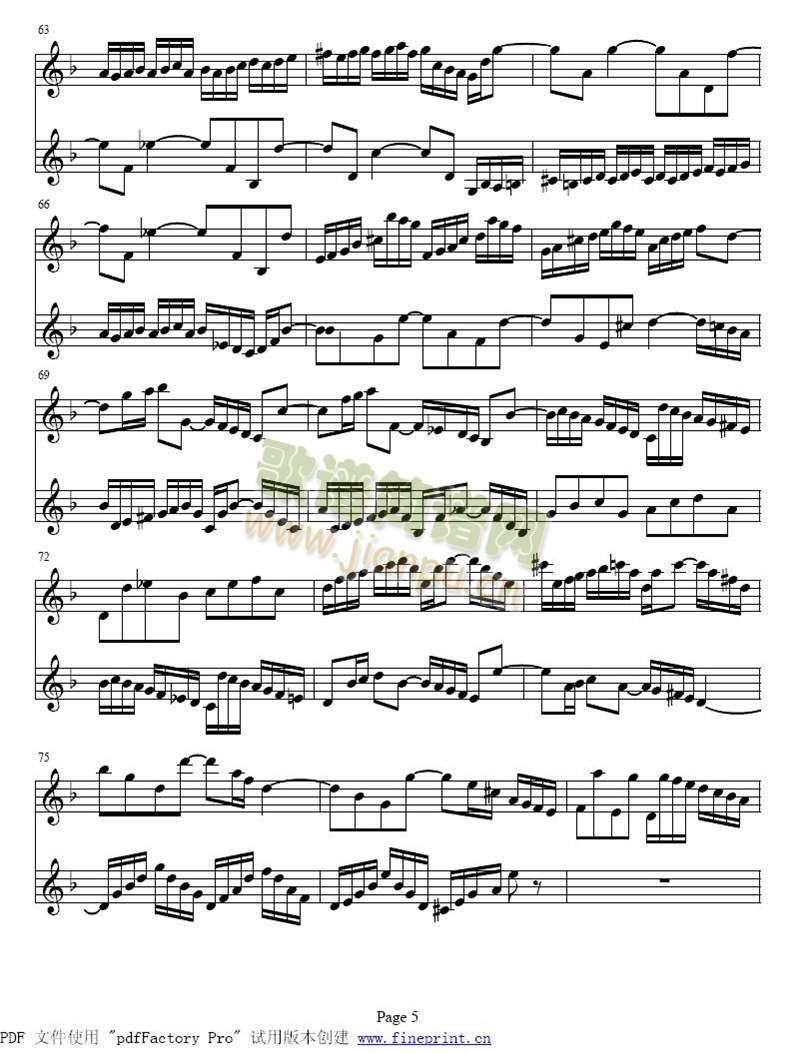 d小调两支小提琴协奏曲1-75