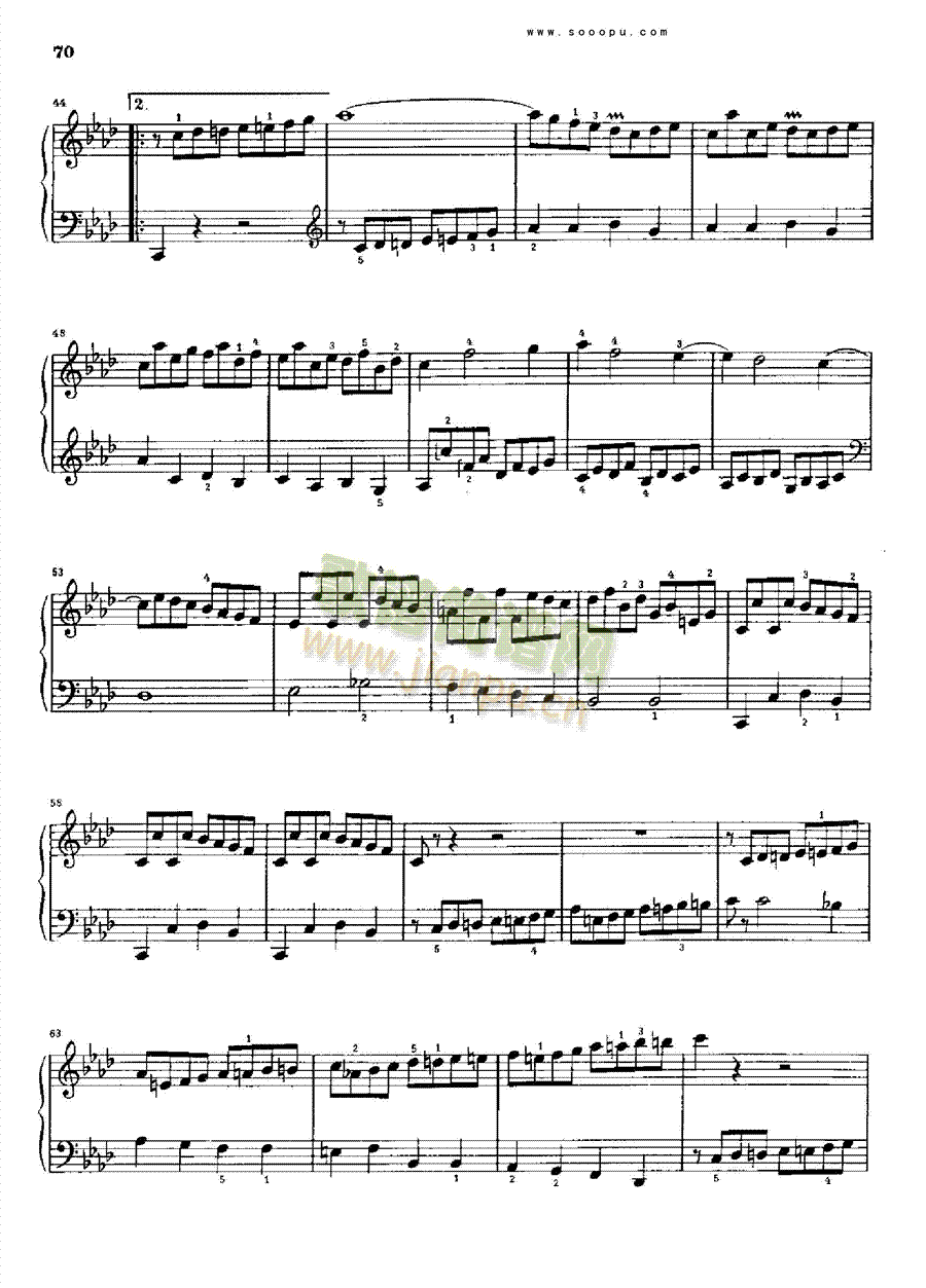 f小调奏鸣曲K386.L171 键盘类 钢琴3