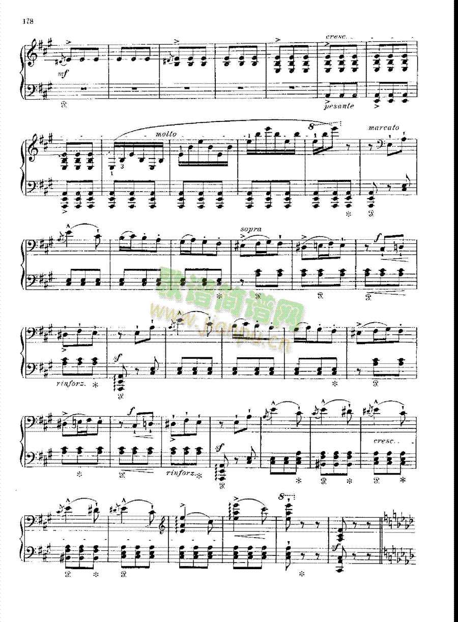 梅菲斯托圆舞曲 键盘类 钢琴3