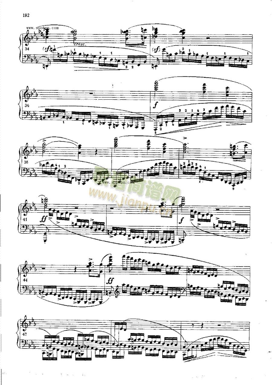 练习曲OP.10  Nr12 键盘类 钢琴3