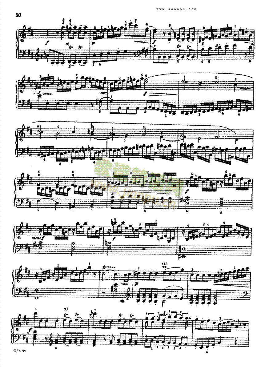 奏鸣曲六(献给奥恩布鲁格的姐妹们) 键盘类 钢琴3