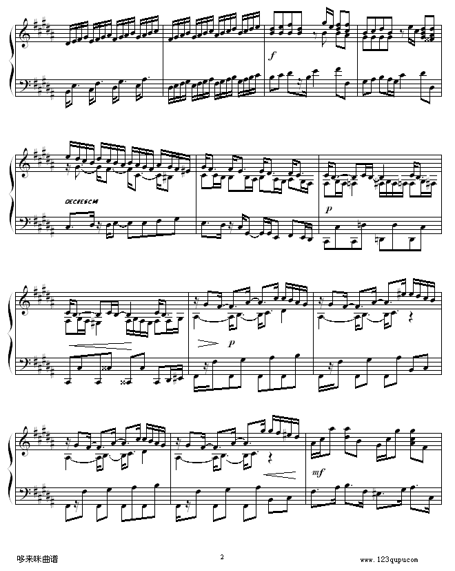 Etude in B Major -圣-Daniel L.Simpson2