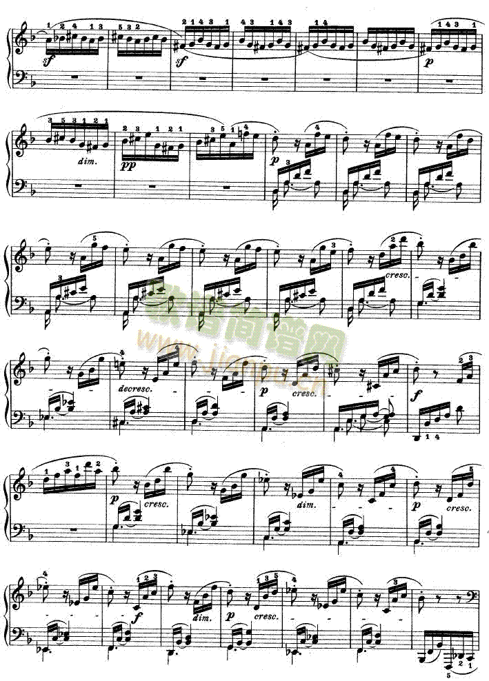 暴风雨-d小调第十七钢琴奏鸣曲 - Op.31―217