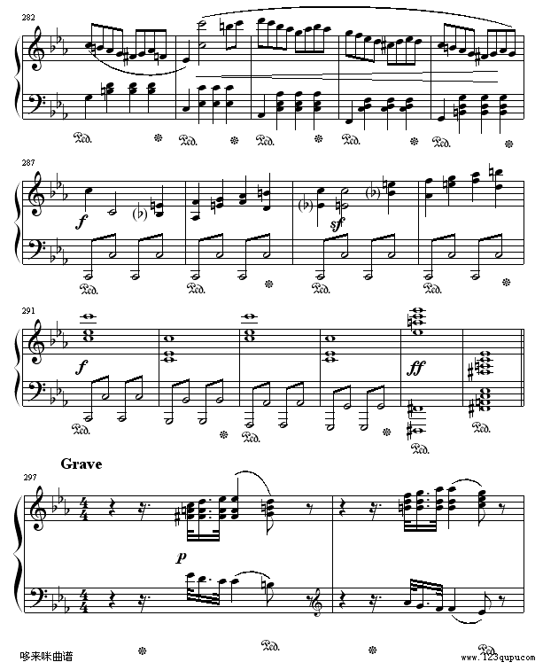 悲怆奏鸣曲第一乐章-贝多芬14