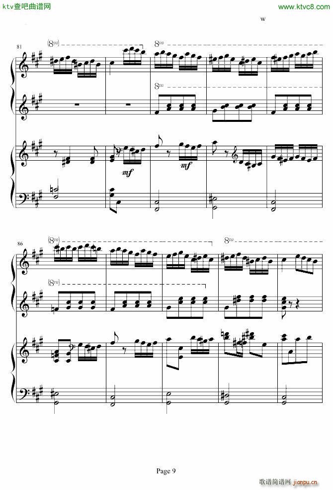 土耳其进行曲 四手联弹 李云迪_周杰伦9