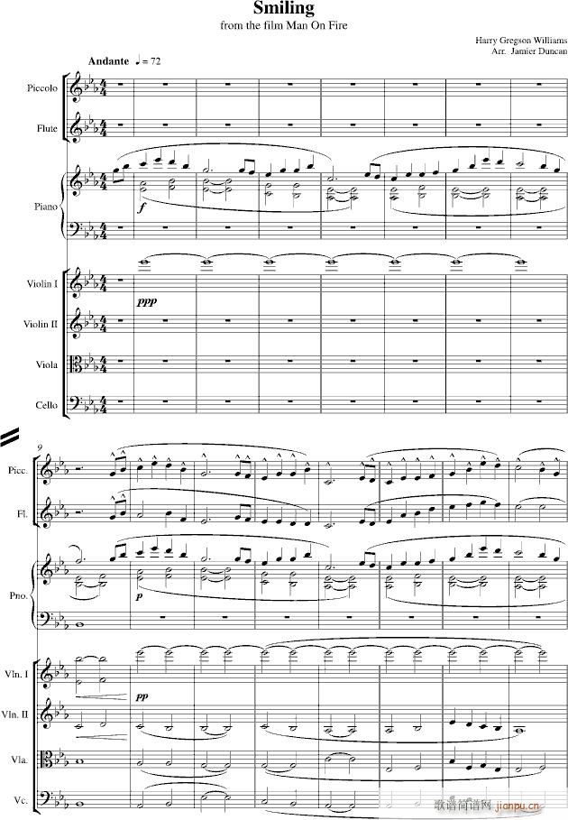 smiling《怒火救援》插曲 总谱_Harry Gregson Williams1