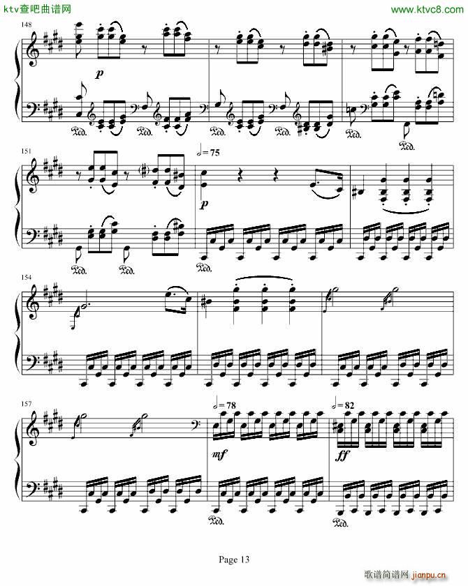 月光奏明曲 作品27之2_贝多芬 beethoven13