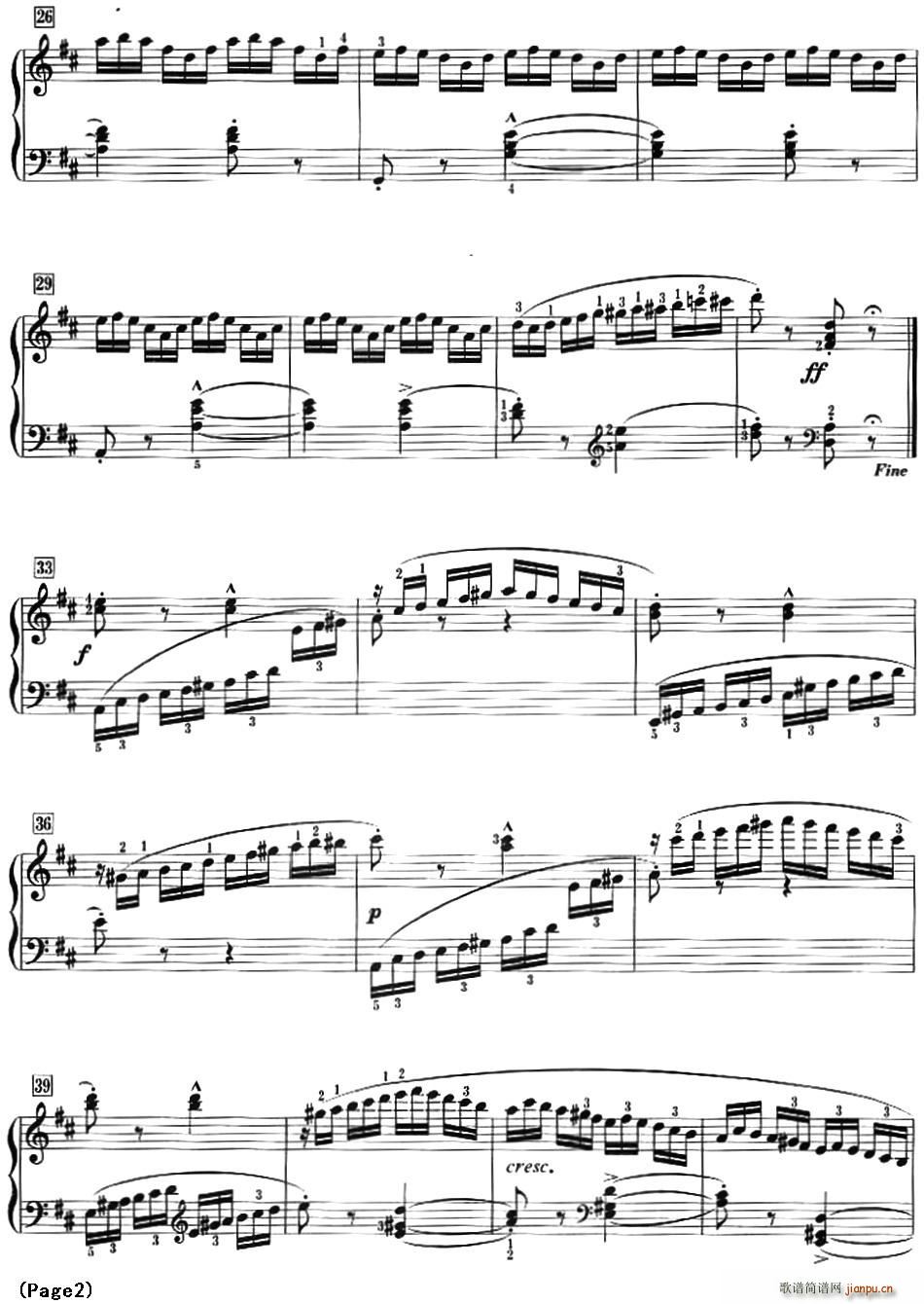 50首莱蒙钢琴练习曲 作品37(NO 48)2