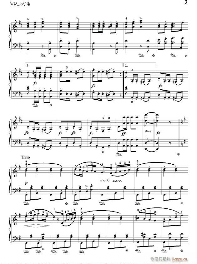 军队进行曲（独奏版）_舒伯特3