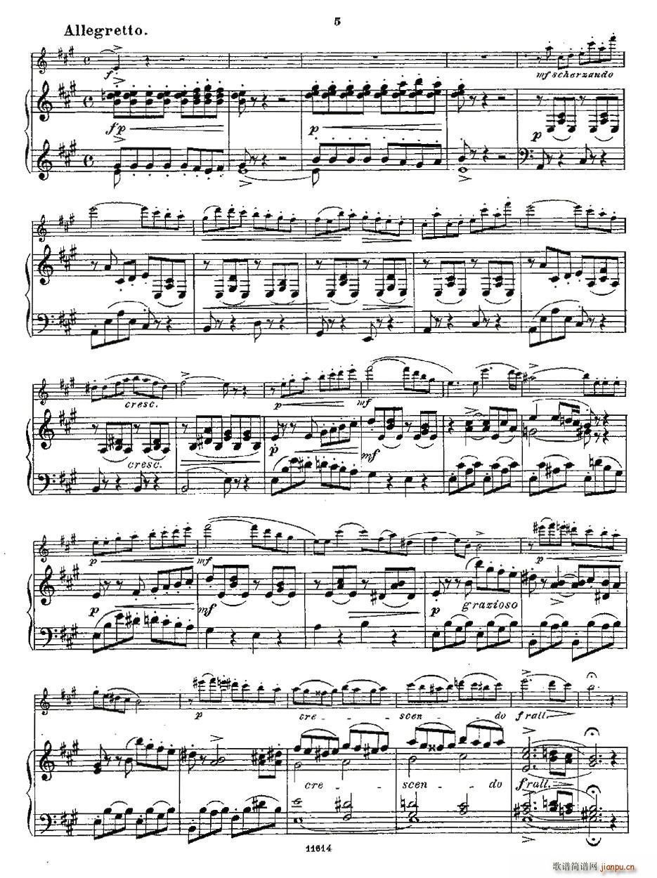 Opern-Transcriptionen.Op.45-4（长笛+钢琴伴奏）3