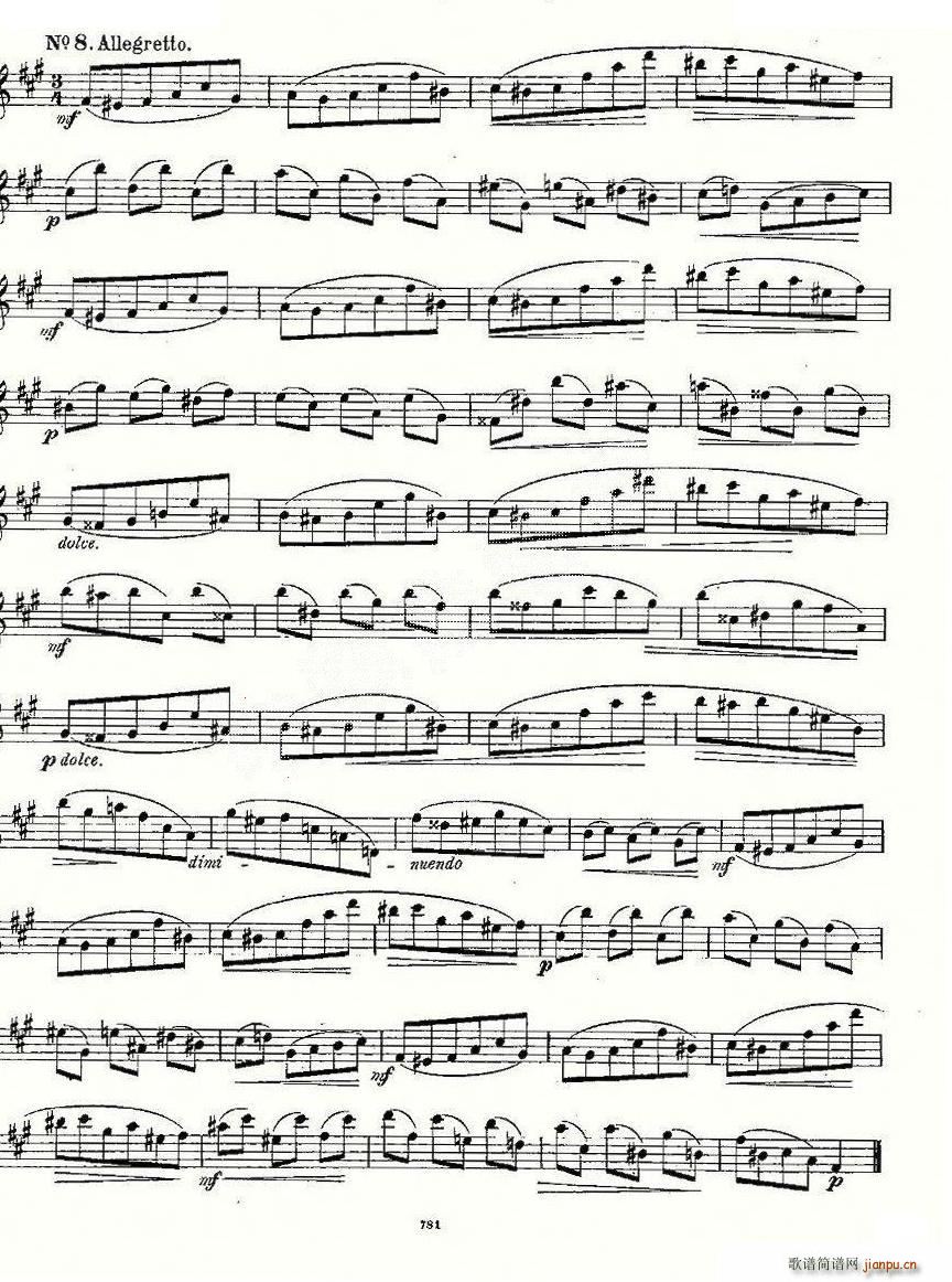 18 kleine Studien Op 41 笛萧谱8