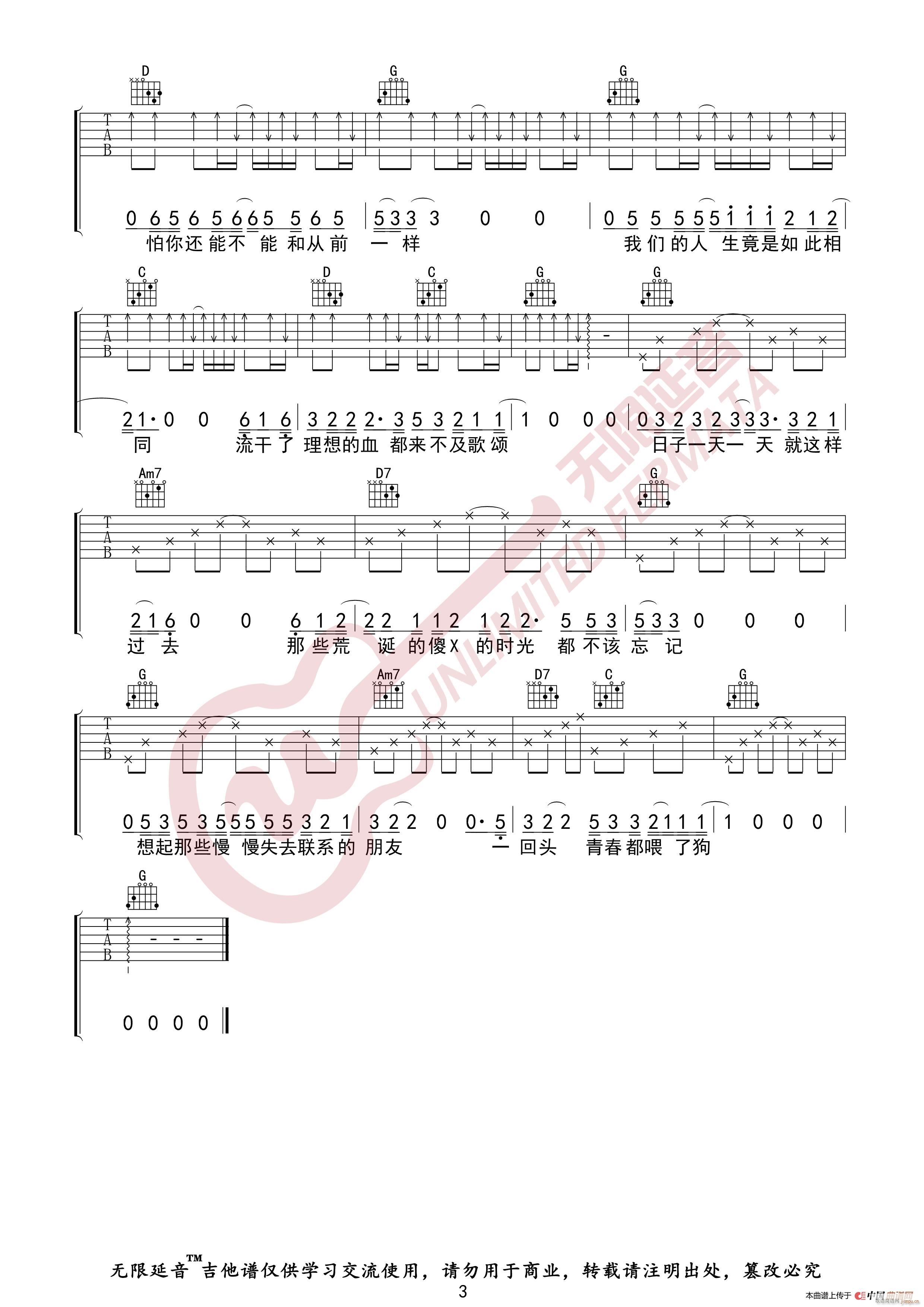 贰佰 狗日的青春 （无限延音编配）2