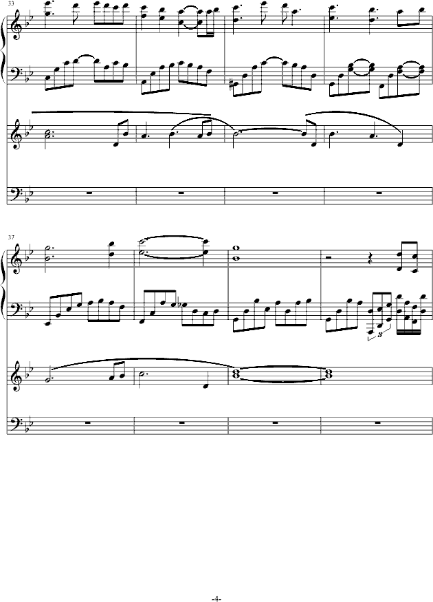 断章・第二章・忘记-钢琴谱(钢琴曲)-like74