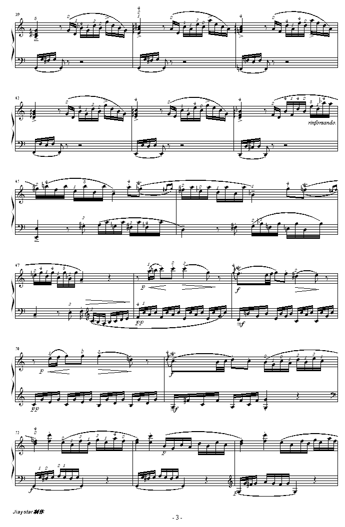 C大调钢琴奏鸣曲 K279-钢琴谱(钢琴曲)-莫扎特3