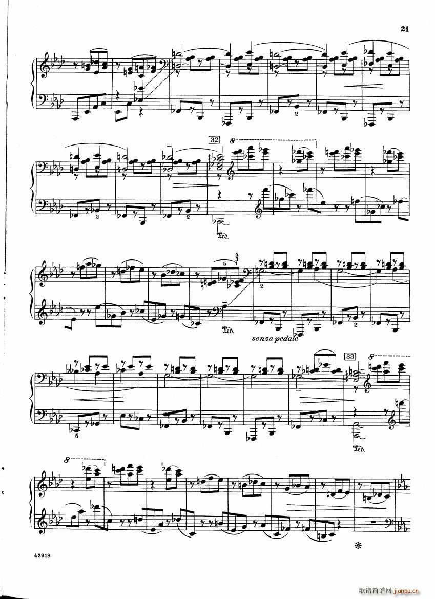 Barber op 28 Souvenirs piano solo21