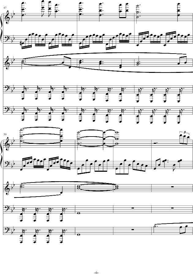 断章・第二章・忘记-钢琴谱(钢琴曲)-like76