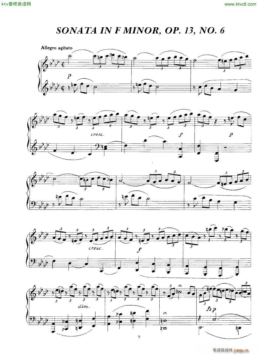 Clementi 13 6 Sonata Fminor 1 21